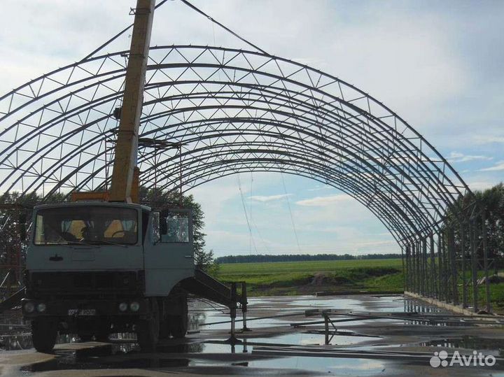 Ангар под ключ (17х33)