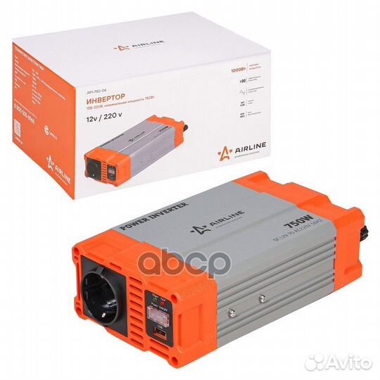 Преобразователь напряжения (Инвертор) 12В-220В