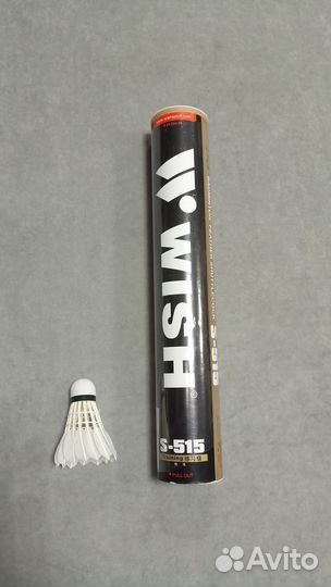 Набор воланов для бадминтона wish перо (12 шт.)