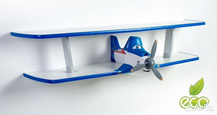 Полочка самолёт двухъярусная