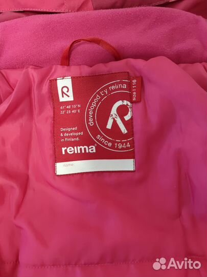 Куртка демисезонная reima tec 116+6