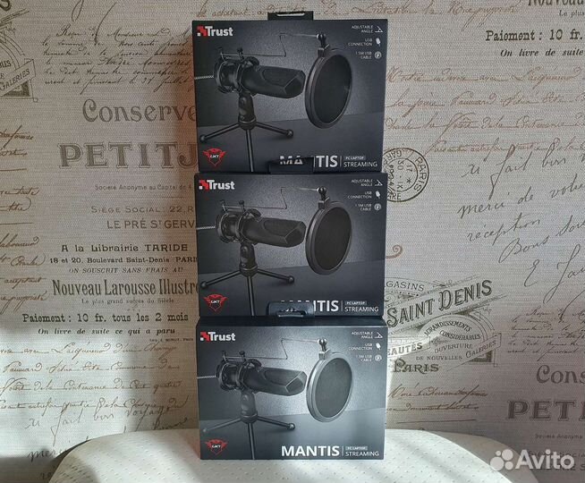 Нoвыe Микрофон Trust GXT 232 Mantis black Игровой