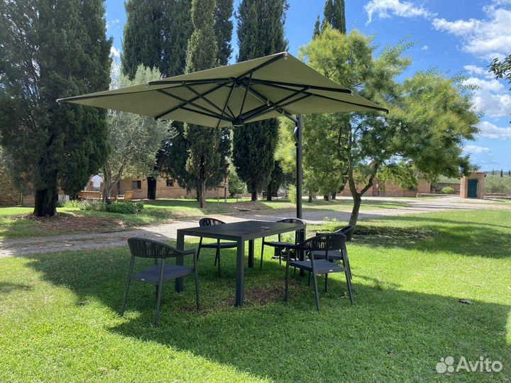 Зонт для дачи и сада. Зонт уличный боковой