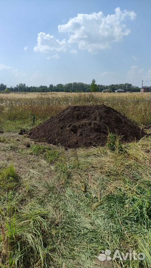 Земля полевая для растений, газона, грунт, песок