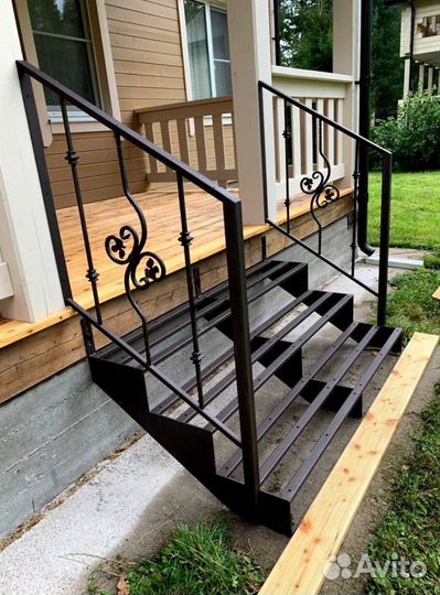 Забежная лестница с установкой