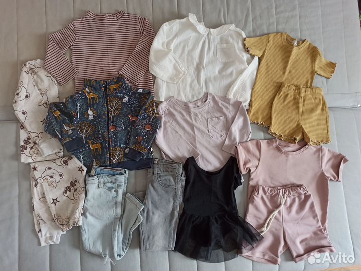 Пакет вещей на девочку 98 2-3 года zara mango