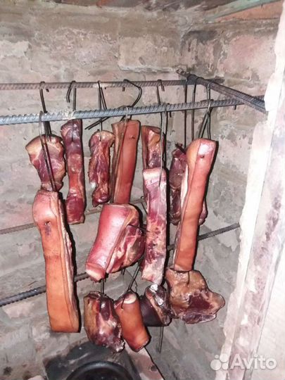 Копчение мяса сала рыбы