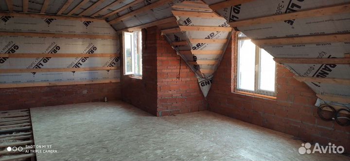 Утепление крыши минеральной ватой