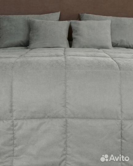 Покрывало эдем серо-бежевый новое плед