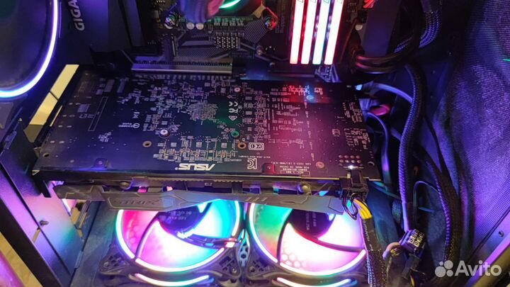 Видеокарты RX580 8gb 2048sp Asus Strix (8 штук)