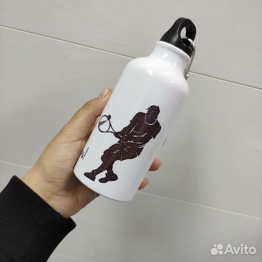 Бутылки для воды с печатью