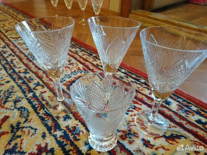 Фужеры хрустальные СССР