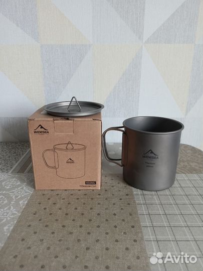 Титановая кружка 450 мл