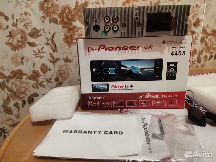 Магнитола 1 din pioneer новая