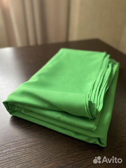 Хромакей, зелёный фон 2х3м