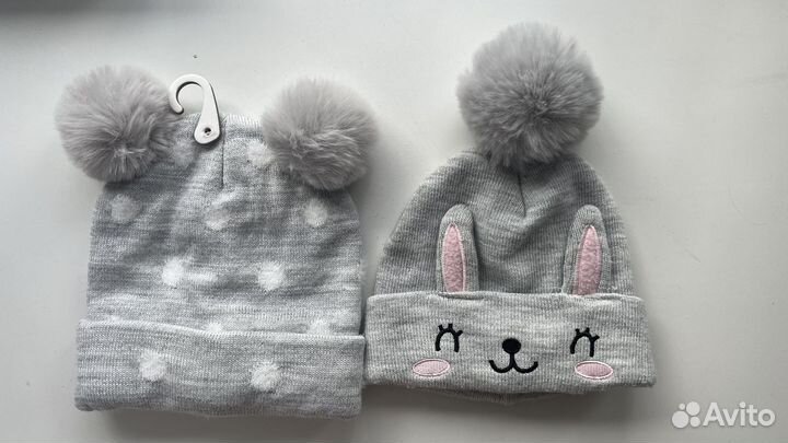 Шапочка для девочки демисезонная