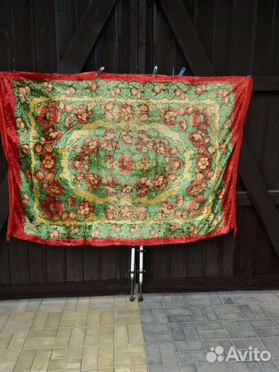 Покрывало-скатерть плюшевое СССР