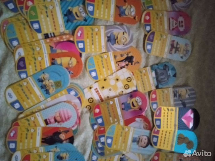 Карточки из магнита миньоны