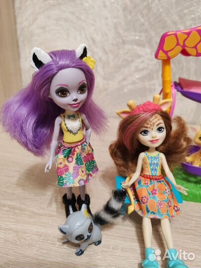 Энчантималс набор ночёвка в саванне