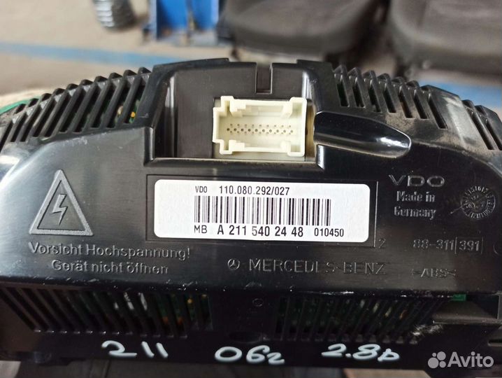 Щиток приборов Mercedes W211 дизель