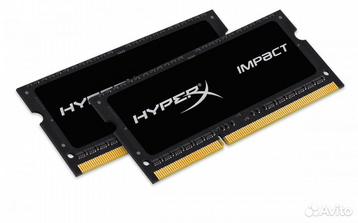 Ddr3l 16gb (8gb*2) 1600Mhz Kingston HyperX новые