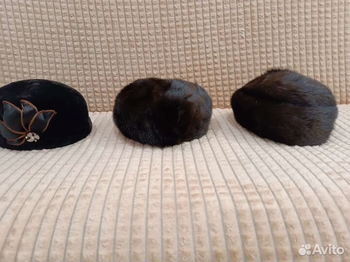 Шапка норковая женская