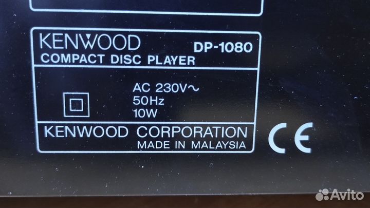 Cd проигрыватель kenwood dp-1080