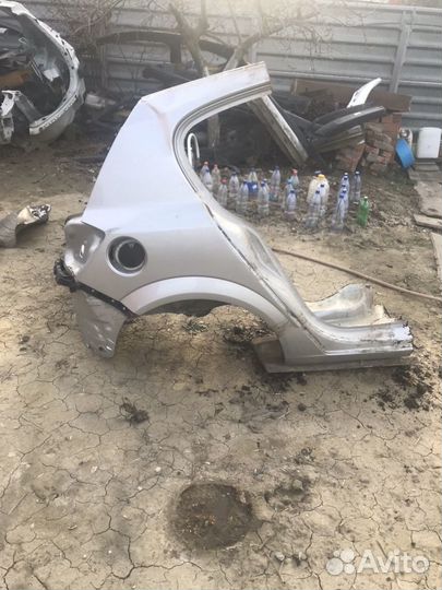 Заднее правое крыло на опель астра Н хэтчбек