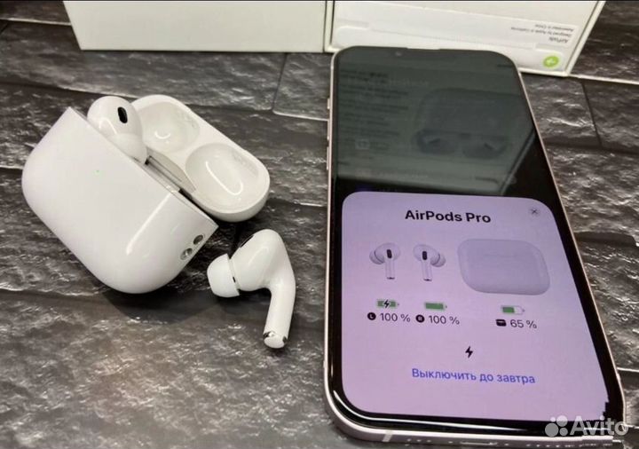 AirPods Pro 2 на чипе Huilian 247 чехол в подарок