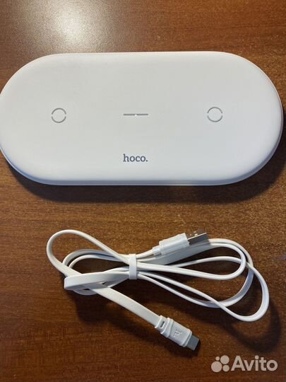 Беспроводная зарядка hoco 2 в 1
