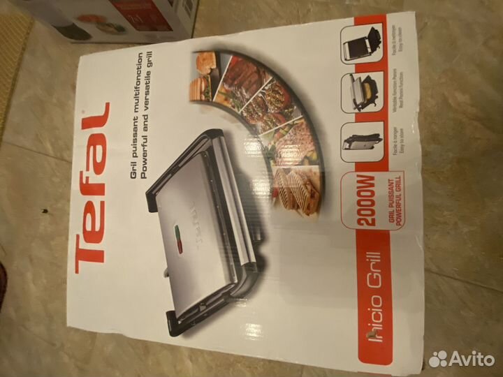 Электрогриль Tefal новый