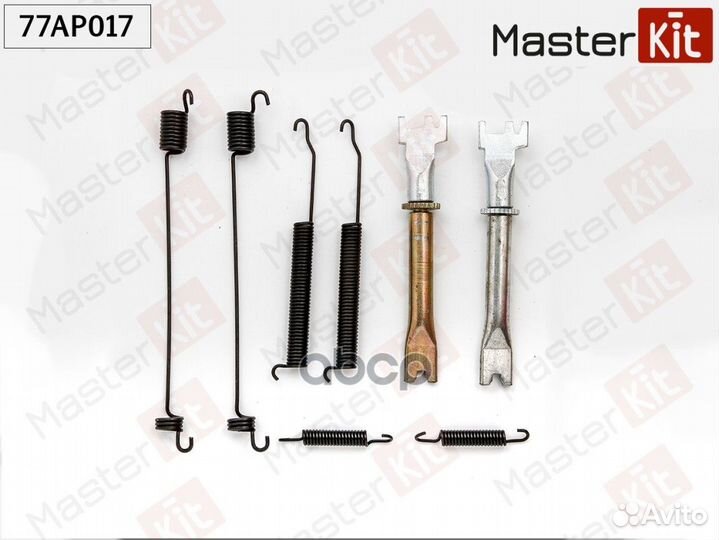 Ремкомплект крепления тормозных колодок nissan