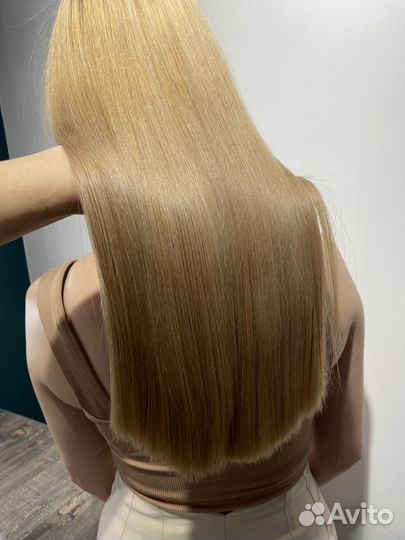 Кератиновое выпрямление волос