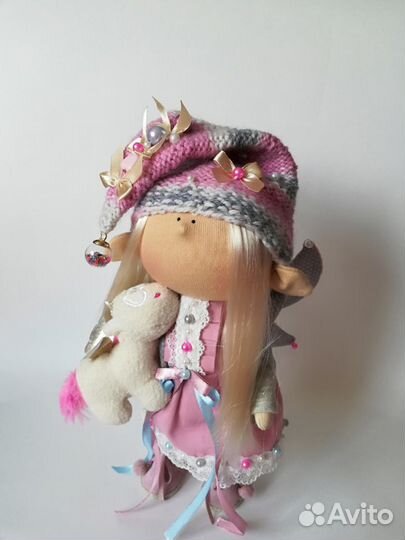 Интерьерная кукла эльф ручной работы