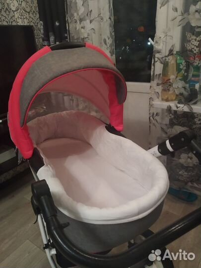 Коляска adamex 3 в 1 бу