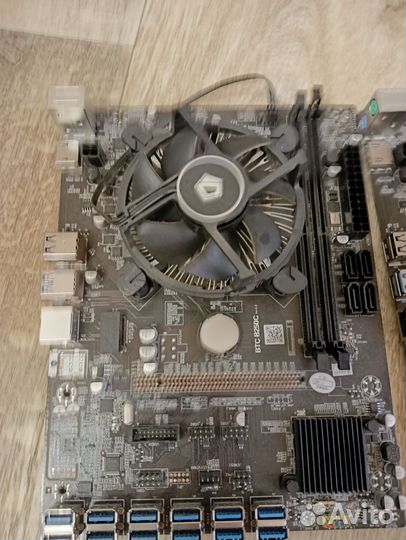 Материнскии платы BTC b250c с процессором Pentium