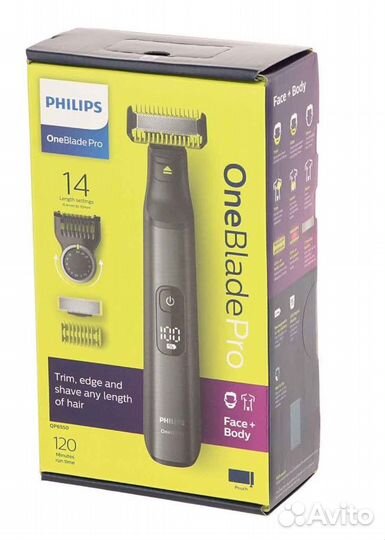 Триммер для лица Philips OneBlade Pro QP6550/15