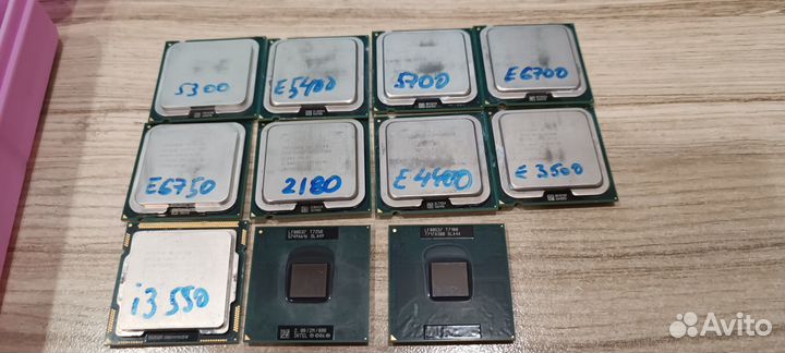 Процессоры Intel на 775 и 1156 сокет