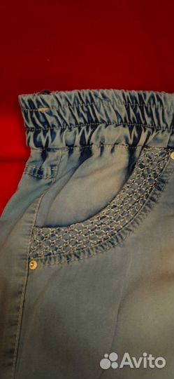 Шорты женские х/б джинс. Турция 56 размер