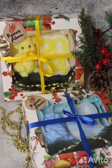 Новогодние мыльные наборы