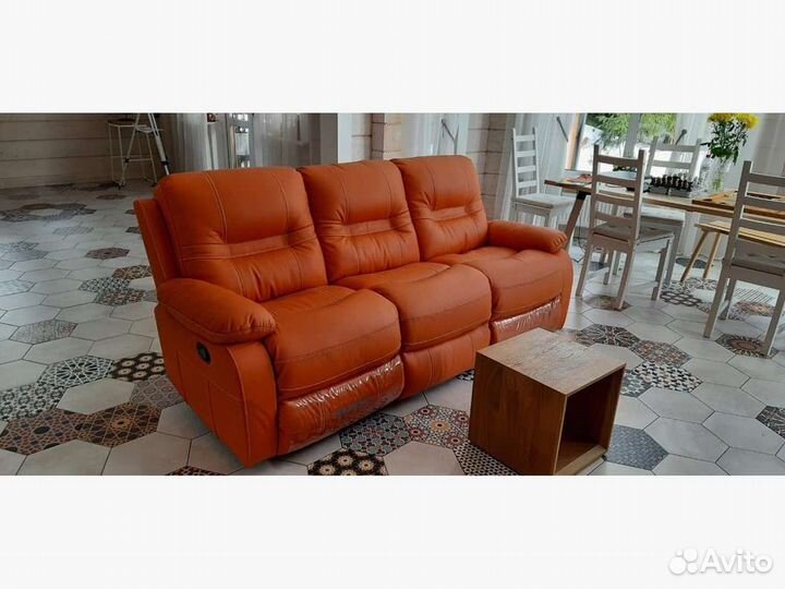 Диван Портленд эк 3-х местный с 2-мя реклайнерами