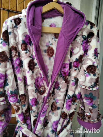 Халат теплый домашний