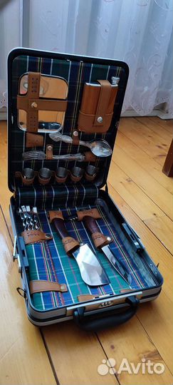 Шашлычный набор в кейсе подарок для мужчин