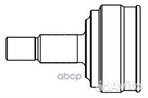 Шрус наружный к-т Daewoo Nexia 16 V -08/08- все