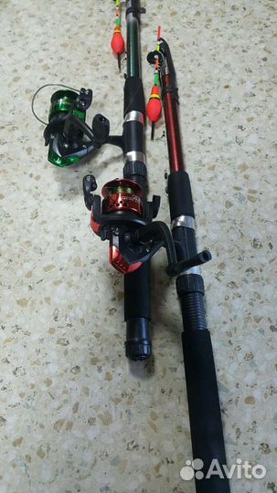 Новые удочки в сборе