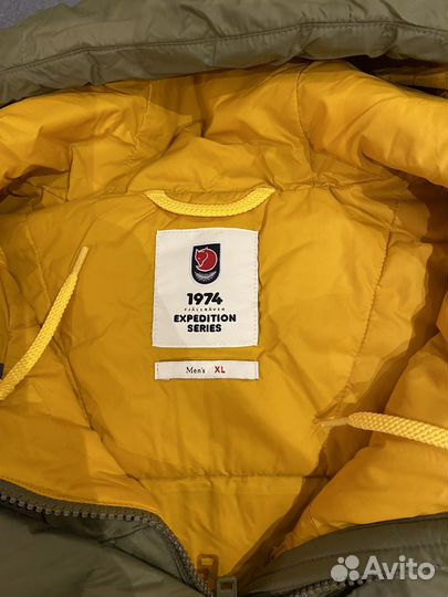 Fjallraven пуховик expedition pack down hoodie