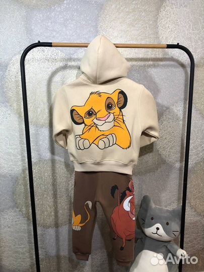 Детский костюм король лев zara на флисе