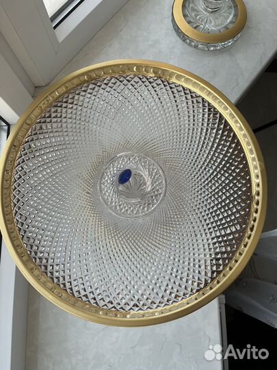 Ваза для фруктов богемия