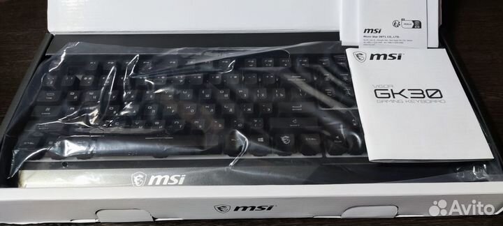 Игровая клавиатура msi vigor GK30