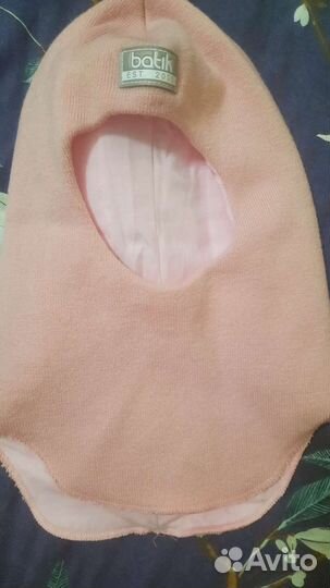 Шапка шлем для девочки